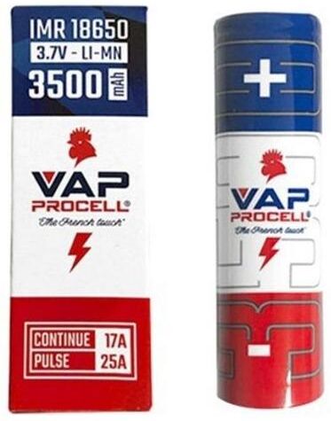 Vap Procell Imr Batteria 18650 3500mah 25a