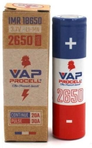 Vap Procell Imr Batteria 18650 2650mah 30a