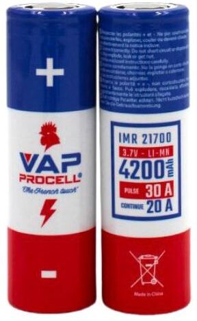 Vap Procell Imr Batteria 21700 4200mah 30a