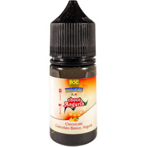 Doc Flavors Fine Stock - Choco Anguria Aroma Mini Shot 10ml Cheesecake Cioccolato Bianco Anguria