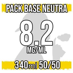 Brand Vari Base Neutra 50vg 50pg Con Nicotina 8,2 Mg/ml - 340ml