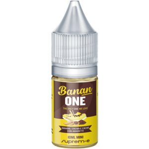 Suprem-e Bananone One Aroma Mini Shot 10ml Banana Panna Amaretto Cioccolato Bianco