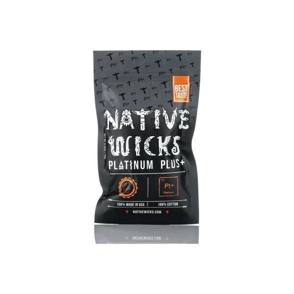 native wicks cotton platinum plus - cotone organico