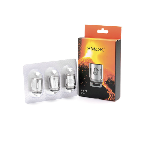 smok v8-t8 resistenza head coil per atomizzatore tfv8 cloud beast - 3 pezzi