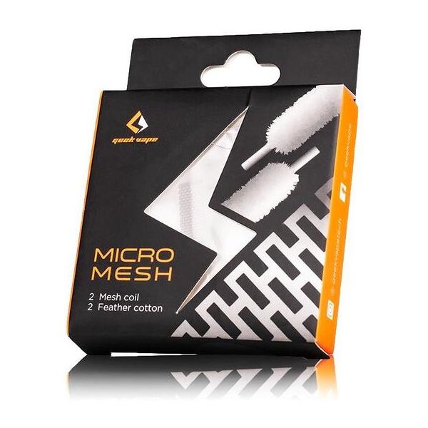 geekvape zeus x mesh coil micromesh resistenze ricambio - 2 pezzi