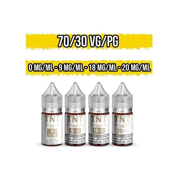 tnt vape nicotina base neutra nic shot 70vg 30pg 10ml