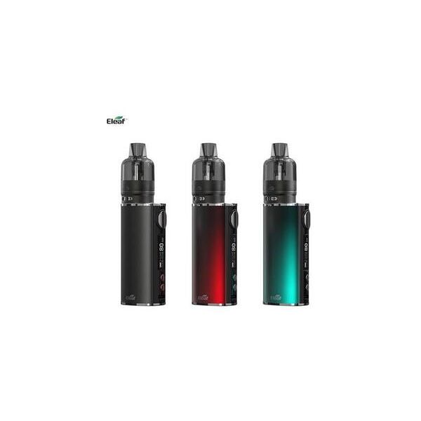 eleaf istick t80 kit completo 80w (pod tank gtl 4,5ml)