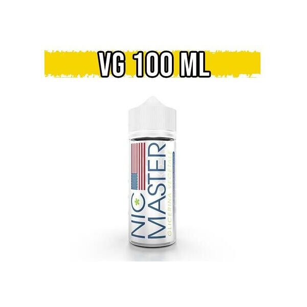 nic master glicerina vegetale 100ml base neutra 100% vg