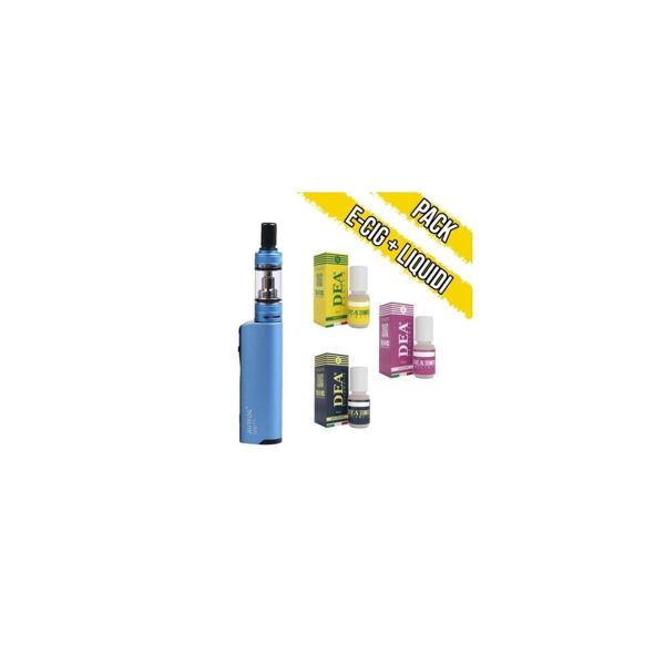 justfog starter pack q16 pro + 3 liquidi pronti dea flavor tabacco