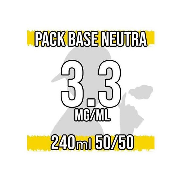 brand vari base neutra 50vg 50pg con nicotina 3,3 mg/ml - 240ml