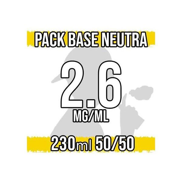 brand vari base neutra 50vg 50pg con nicotina 2,6 mg/ml - 230ml