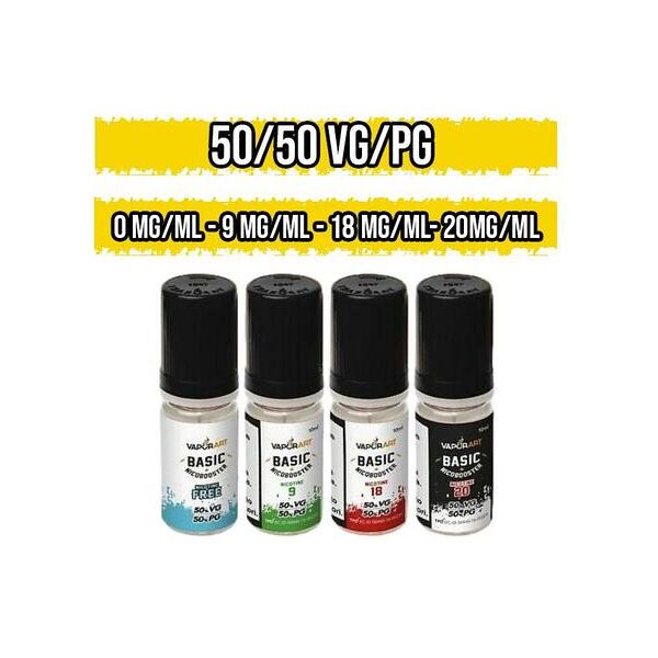 vaporart outlet - nicotina base neutra nicobooster 50vg 50pg 10ml