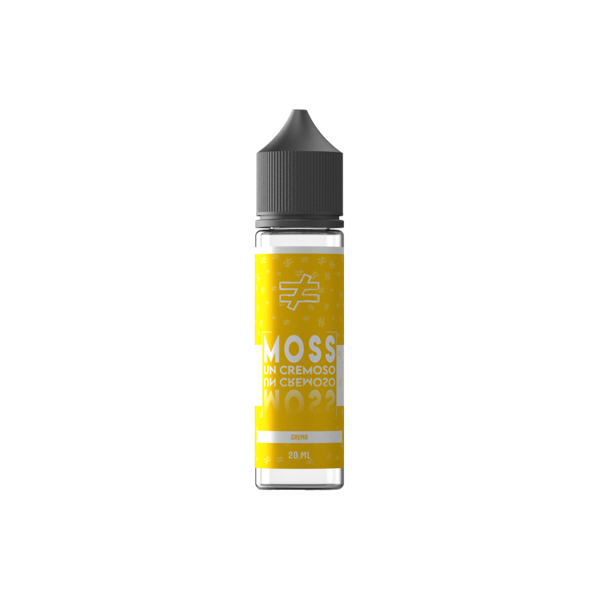 puff un cremoso moss vape liquido shot 20ml cioccolato granella nocciola