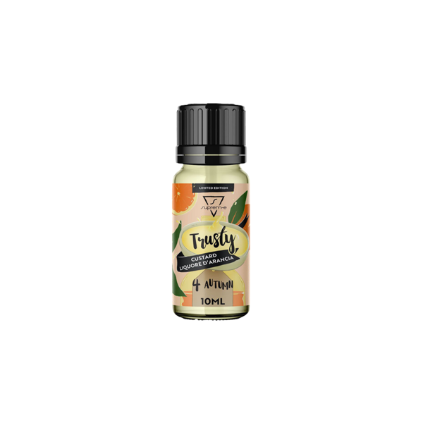 suprem-e trusty 4 autumn aroma concentrato 10ml liquore arancia crema pasticcera