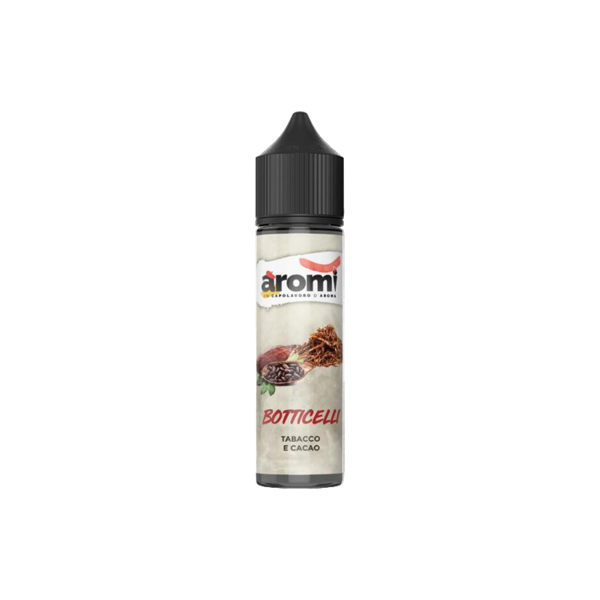 easy vape botticelli n.7 aromì liquido shot 20ml tabacco e cacao