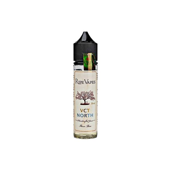 ripe vapes vct north liquido shot 20ml tabacco vaniglia menta