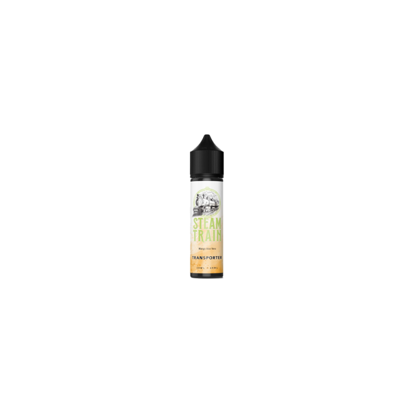 steam train transporter liquido shot 20ml aloe mango