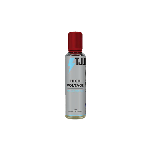 t-juice fine stock - high voltage liquido shot 20ml ciliegia mentolo