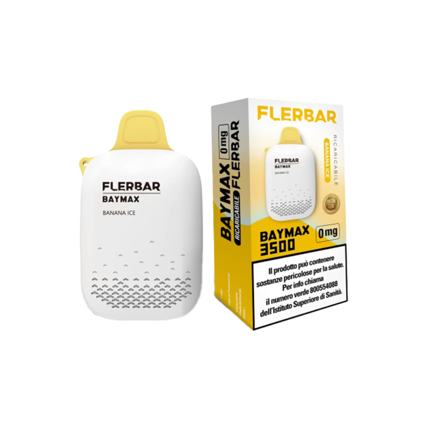 flerbar baymax banana ice pod mod usa e getta - 3500 puffs