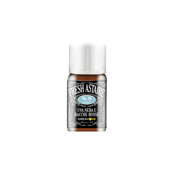 dreamods fresh astaire n. 46 aroma concentrato 10ml uva bacca rossa ice