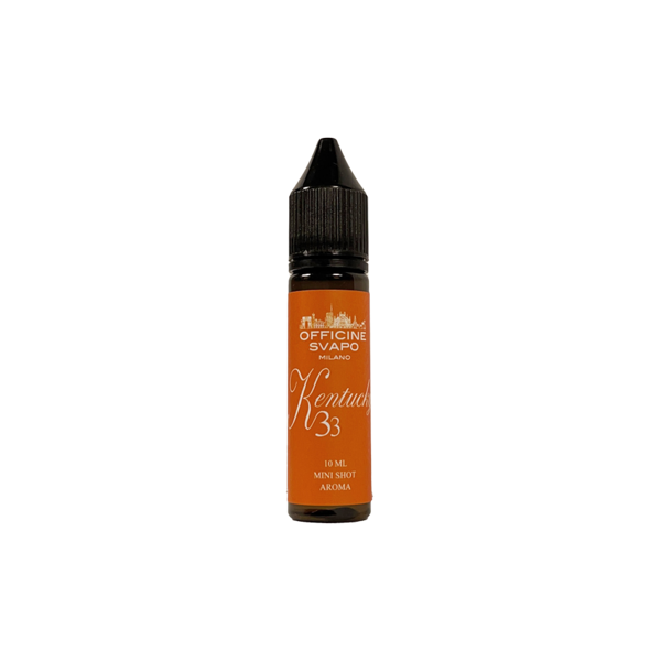 officine svapo kentucky n.33 aroma mini shot 10ml tabacco sigaro