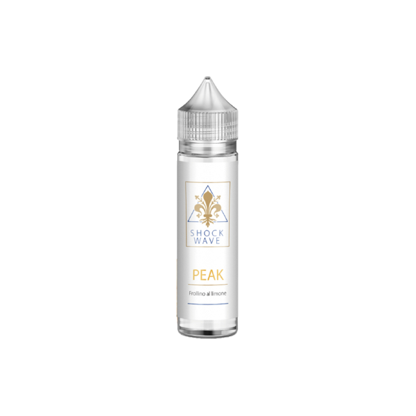 shock wave peak liquido shot 20ml biscotto burro limone