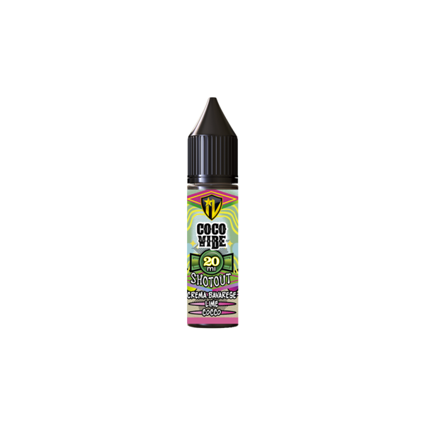 iron vaper coco vibe shotout liquido shot 20ml crema bavarese cocco lime