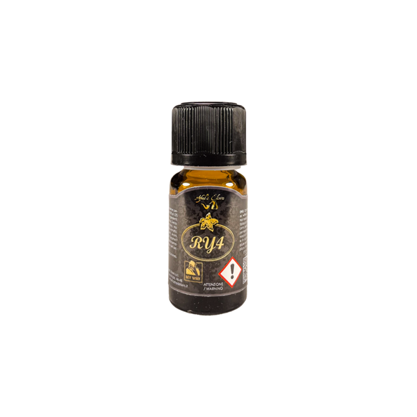 azhad's elixirs ry4 aroma concentrato 10ml tabacco liquirizia caramello vaniglia