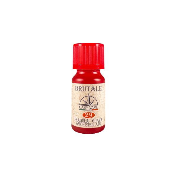 easy vape brutale n.29 aroma concentrato 10ml fragola guava anice