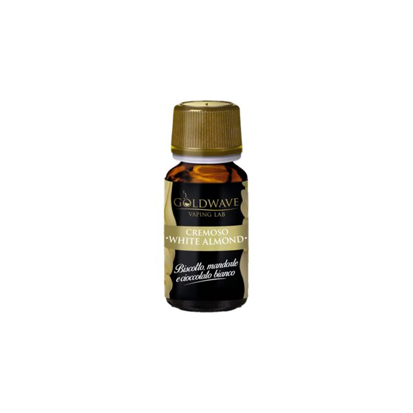 goldwave white almond liquido aroma 10 ml cioccolato bianco e mandorla