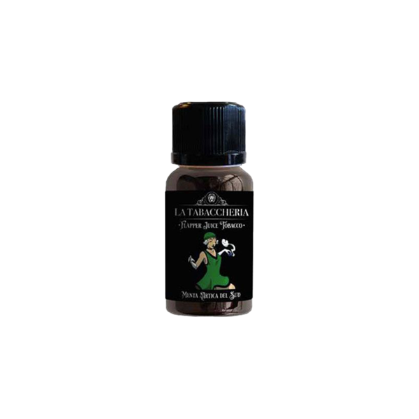 la tabaccheria menta artica del sud flapper juice tobacco shot 30 aroma mini shot 10ml tabacco menta