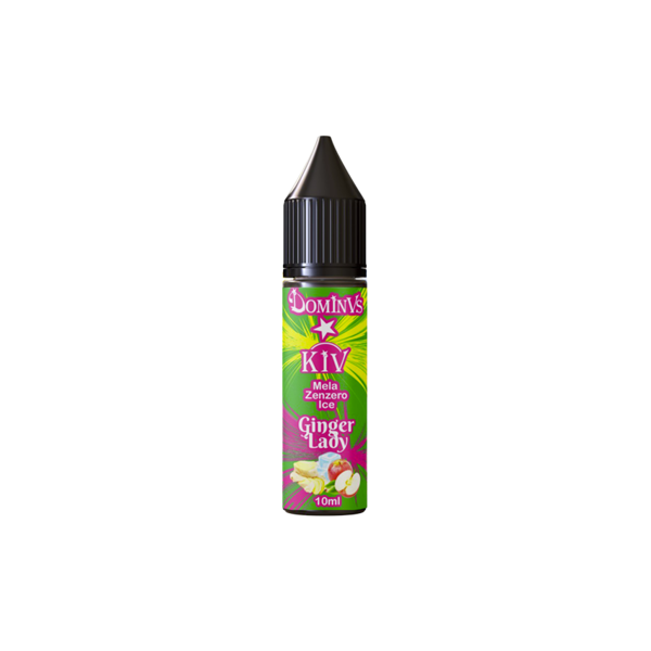 iron vaper kiv ginger lady dominus aroma mini shot 10ml zenzero mela ghiaccio