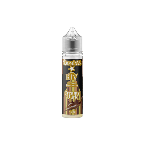 iron vaper kiv creamy dark dominus liquido shot 10ml crema cioccolato fondente