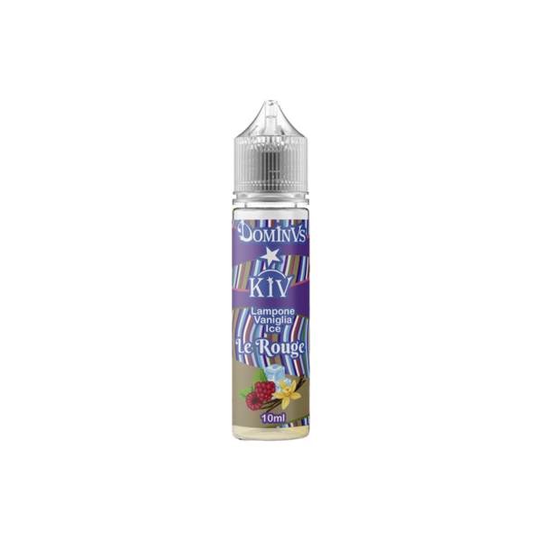 iron vaper kiv le rouge dominus liquido shot 10ml lampone vaniglia ghiaccio