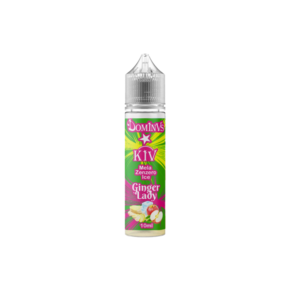 iron vaper kiv ginger lady dominus liquido shot 10ml mela zenzero ghiaccio