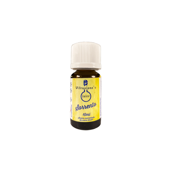 vitruviano's juice sorrento aroma concentrato 10ml sorbetto limone