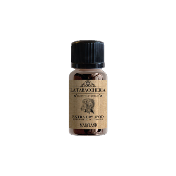 la tabaccheria maryland extra dry 4 pod shot 60 liquido shot 20ml tabacco