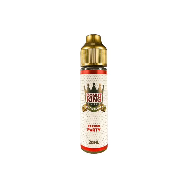 donut king passion party liquido shot 20ml ciambella marmellata passion fruit