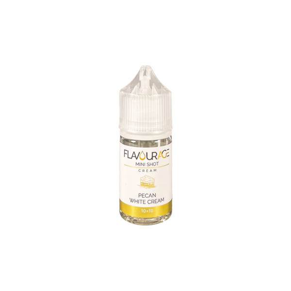 flavourage pecan white cream aroma mini shot 10ml cioccolato bianco cocco noci pecan