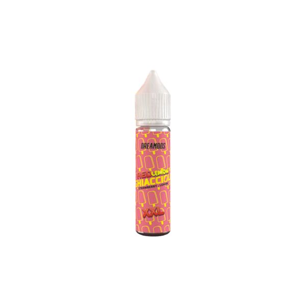 dreamods red lemon ghiaccioli xxl liquido shot 20ml fragola limone ghiaccio