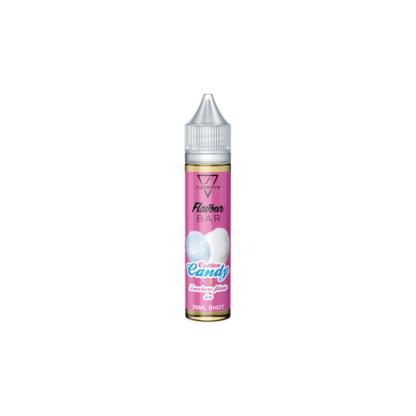 suprem-e cotton candy flavour bar liquido shot 20ml zucchero filato ghiaccio