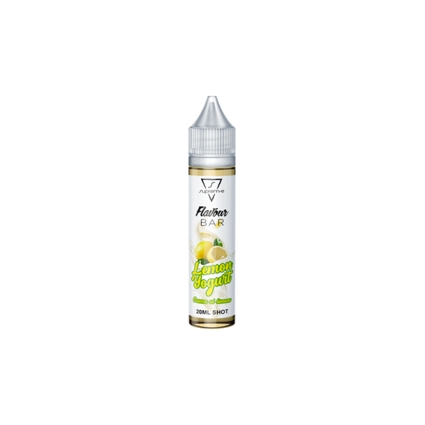 suprem-e lemon yogurt flavour bar liquido shot 20ml crema panna limone ghiaccio