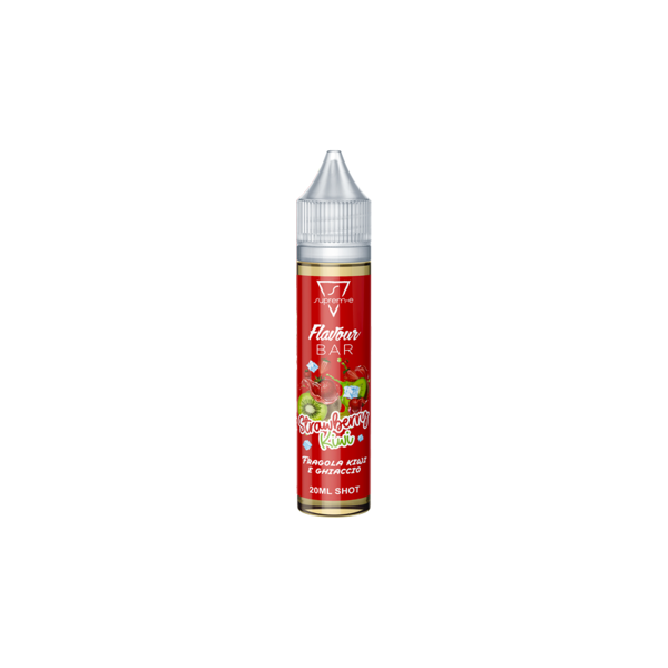 suprem-e strawberry kiwi flavour bar liquido shot 20ml fragola kiwi ghiaccio