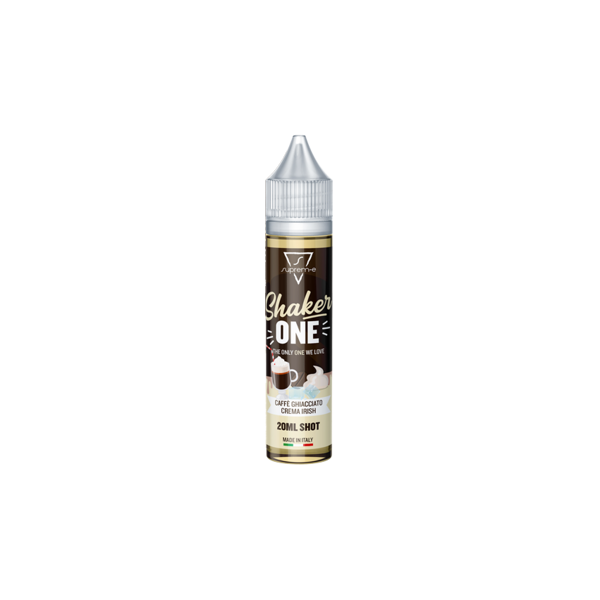 suprem-e shakerone liquido shot 20ml caffè crema irish ghiaccio