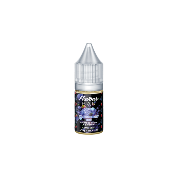 suprem-e blueberry ice flavour bar aroma mini shot 10ml frutti di bosco ghiaccio