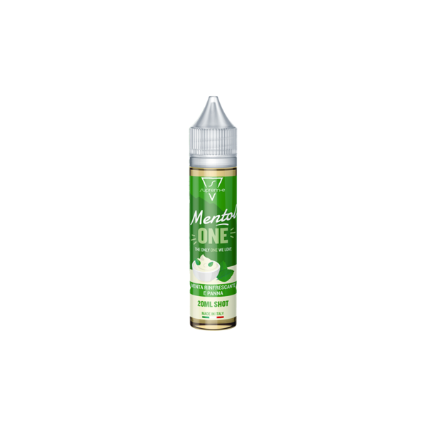 suprem-e mentolone liquido shot 20ml menta panna ghiaccio