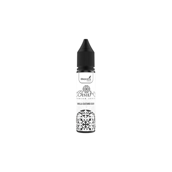 omerta liquids vanilla custard cigar bisha omerta liquido shot 20ml sigaro crema