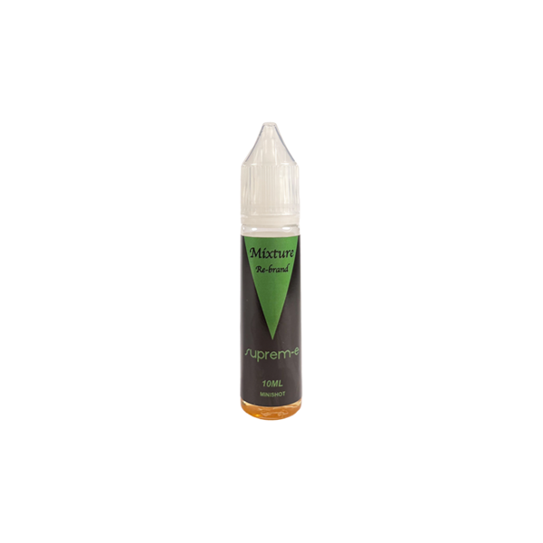 suprem-e mixture re-brand aroma mini shot 10ml tabacco caramello vaniglia brandy