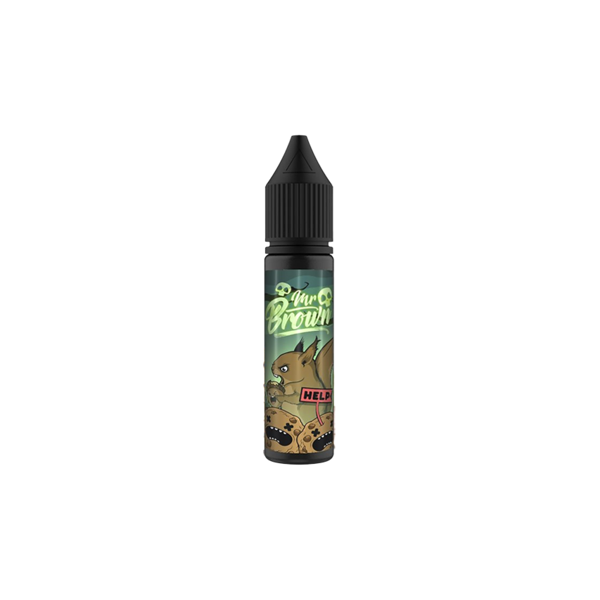 shake 'n' vape mr.brown liquido shot 20ml biscotto nocciola vaniglia