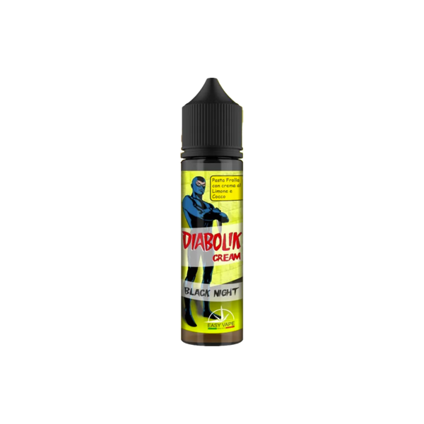 easy vape black night diabolik cream liquido shot 20ml pasta frolla crema limone cocco